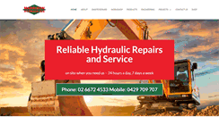 Desktop Screenshot of hydraulicstweed.com.au